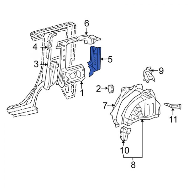 Body D-Pillar