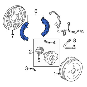 Scion OE - Rear Drum Brake Shoe