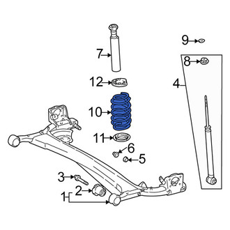 Scion OE - Rear Coil Spring