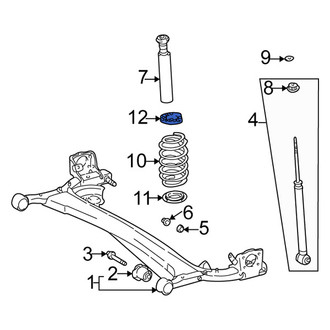 Scion OE - Rear Upper Coil Spring Insulator