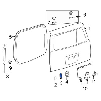 Scion OE - Rear Liftgate Stop Bumper