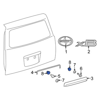 Scion OE - Liftgate Finish Panel Nut