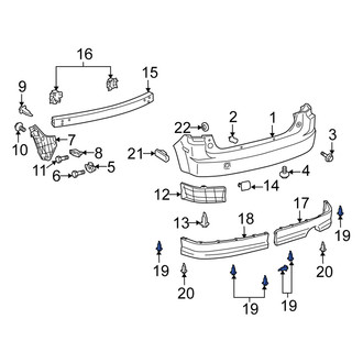 Scion OE - Upper Bumper Cover Retainer
