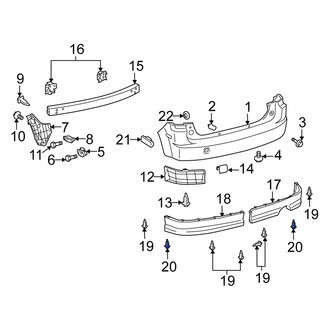 Scion OE - Rear Spoiler Clip
