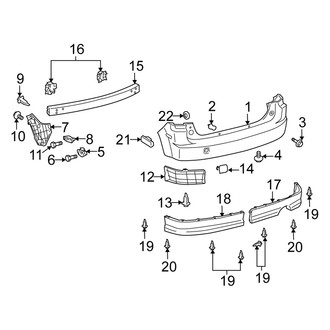 Scion OE - Rear Bumper - Bumper & Components