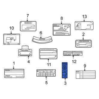 Scion OE - Air Bag Information Label