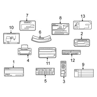 Scion OE - Information Labels - Labels