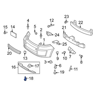 Scion OE - Lower Bumper Cover Screw