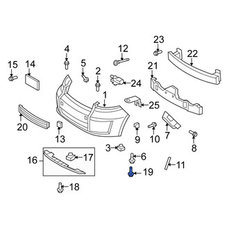 Scion OE - Bumper Cover Spacer Panel Bolt