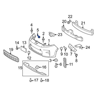 Scion OE - Upper Bumper Cover Screw
