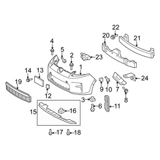 Scion OE - Front Bumper & Grille - Bumper & Components