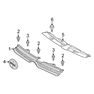 Scion OE - Front Bumper & Grille - Grille & Components