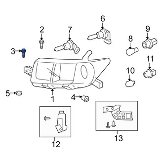 Scion OE - Headlight Mounting Screw