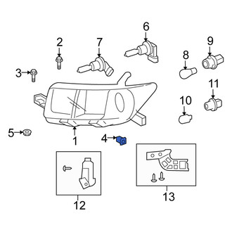 Scion OE - Front License Plate Bracket Nut