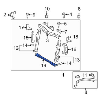 Scion OE - Front Lower Radiator Support Tie Bar