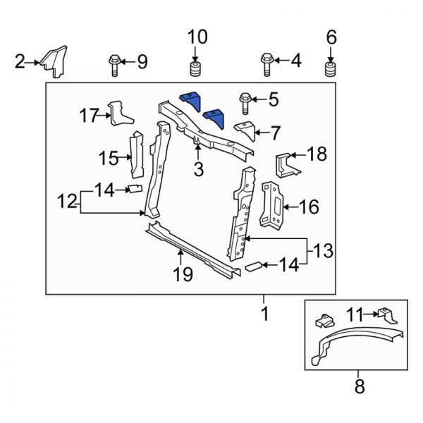 Radiator Support Panel