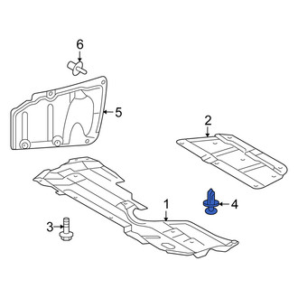 Scion OE - Radiator Support Splash Shield Clip