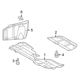 Scion OE - Radiator Support - Splash Shields