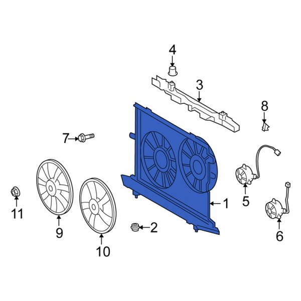 Engine Cooling Fan Shroud