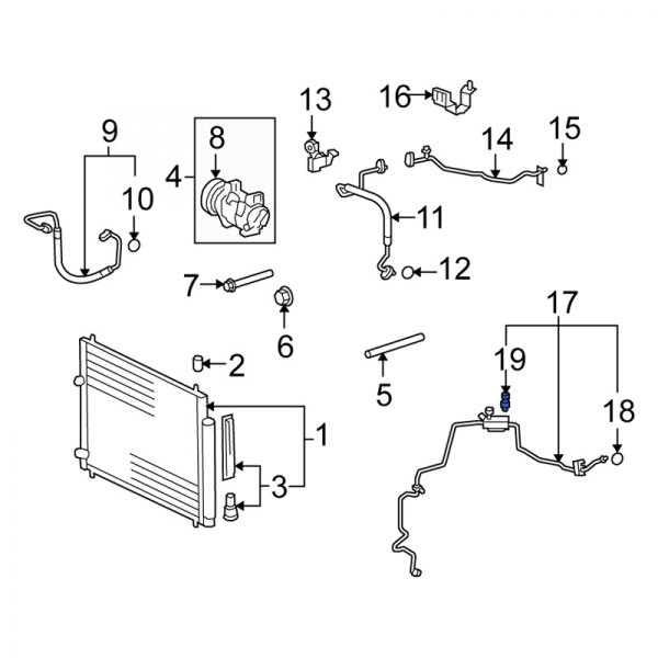 A/C Refrigerant Pressure Sensor