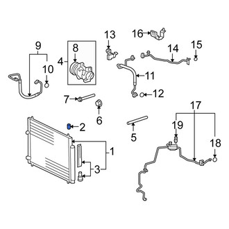 Scion OE - A/C Condenser Bracket Insulator