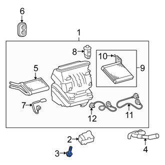 Scion OE - Door Switch Trim Panel Screw