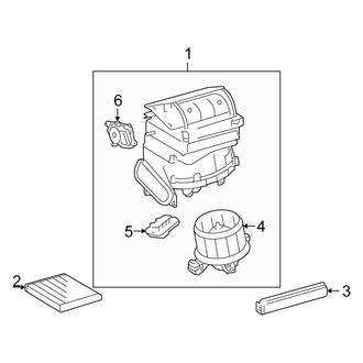 Scion OE - Air Conditioner & Heater - Blower Motor & Fan