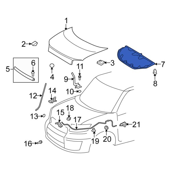 Hood Insulation Pad