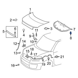 Scion OE - Hood Insulation Pad Clip