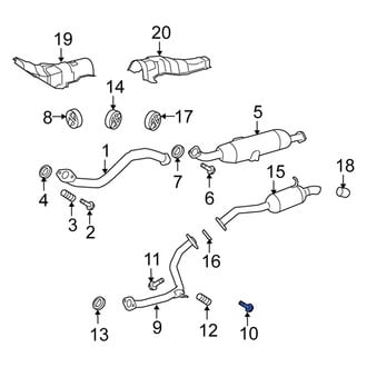 Scion OE - Exhaust Muffler Bolt