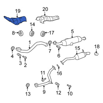 Scion OE - Exhaust Heat Shield