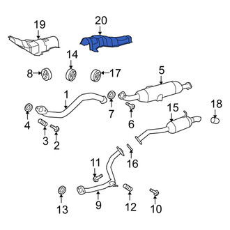 Scion OE - Exhaust Heat Shield