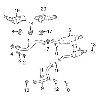 Scion OE - Exhaust System - Exhaust Components