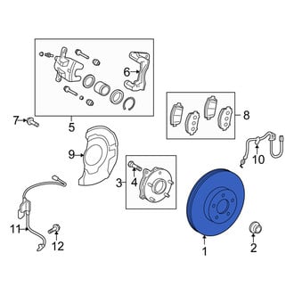 Scion OE - Front Disc Brake Rotor