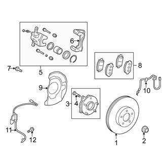 Scion OE - Front Suspension - Brake Components