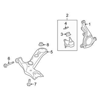 Scion OE - Front Suspension - Suspension Components