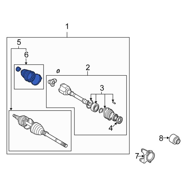 CV Joint Boot Kit