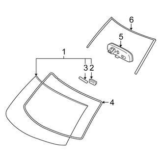 Scion OE - Windshield - Glass