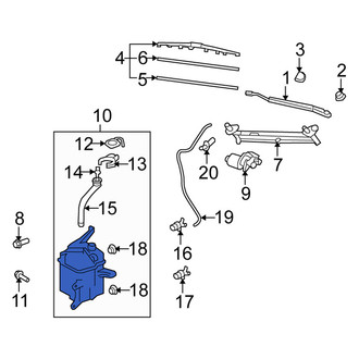 Scion OE - Washer Fluid Reservoir