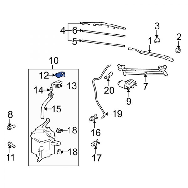 Washer Fluid Reservoir Cap