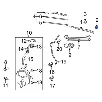 Scion OE - Wiper Arm Nut