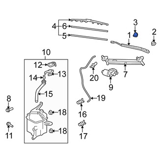 Scion OE - Wiper Arm Cap