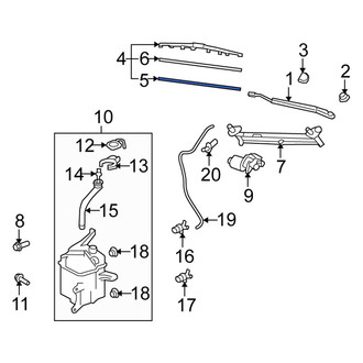 Scion OE - Right Wiper Blade Refill