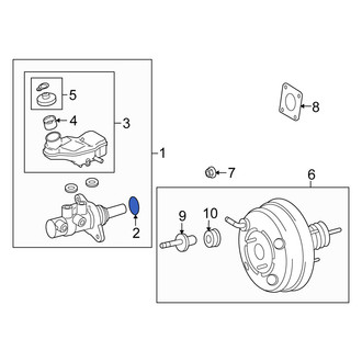 Scion OE - Rear Power Brake Booster Gasket