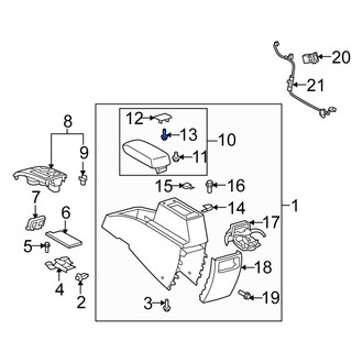 Scion OE - Console Lock Screw