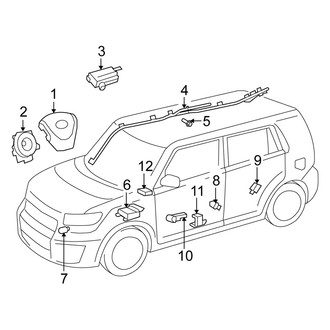 Scion OE - Restraint Systems - Air Bag Components