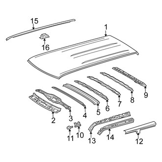 Scion OE - Roof & Components (W/O Sunroof)