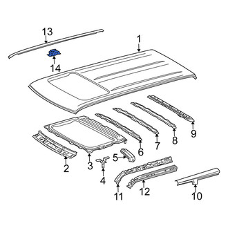 Scion OE - Roof Drip Molding Clip