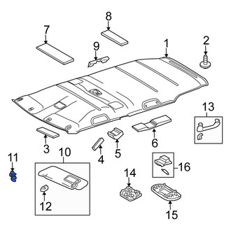 Scion OE - Sun Visor Holder