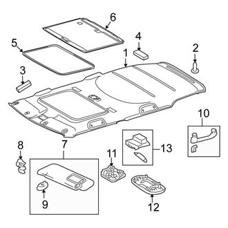 Scion OE - Roof - Interior Trim (With Sunroof)